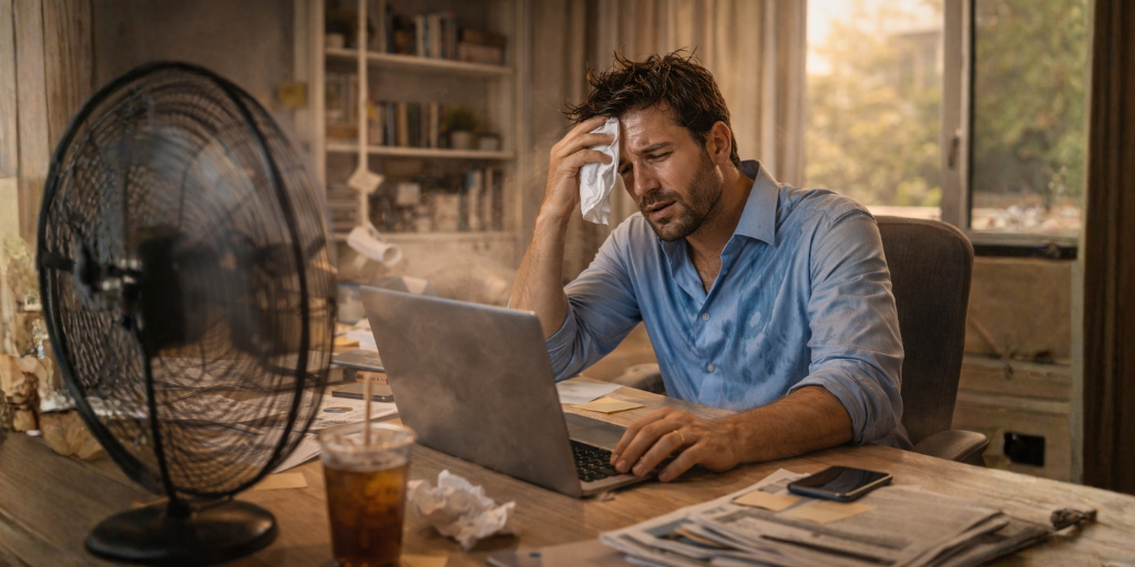 Para hacer home office la temperatura es muy importante