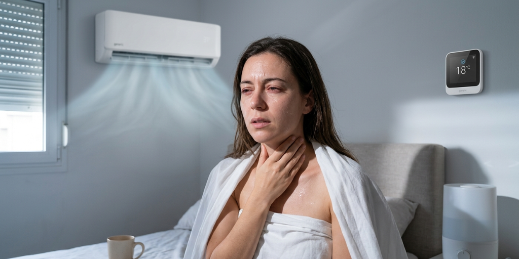 Salud en el hogar con el uso de aire acondicionados