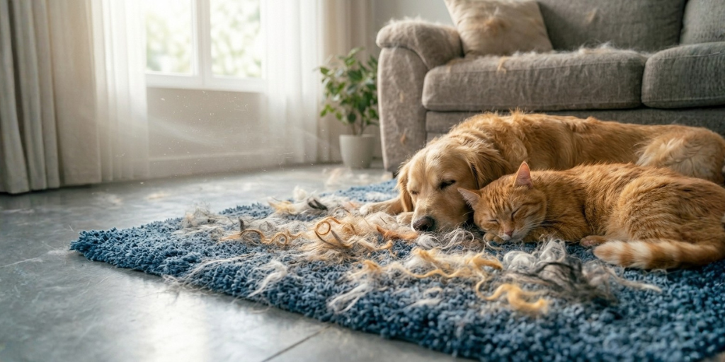 aires acondicionados y pelos de mascotas
